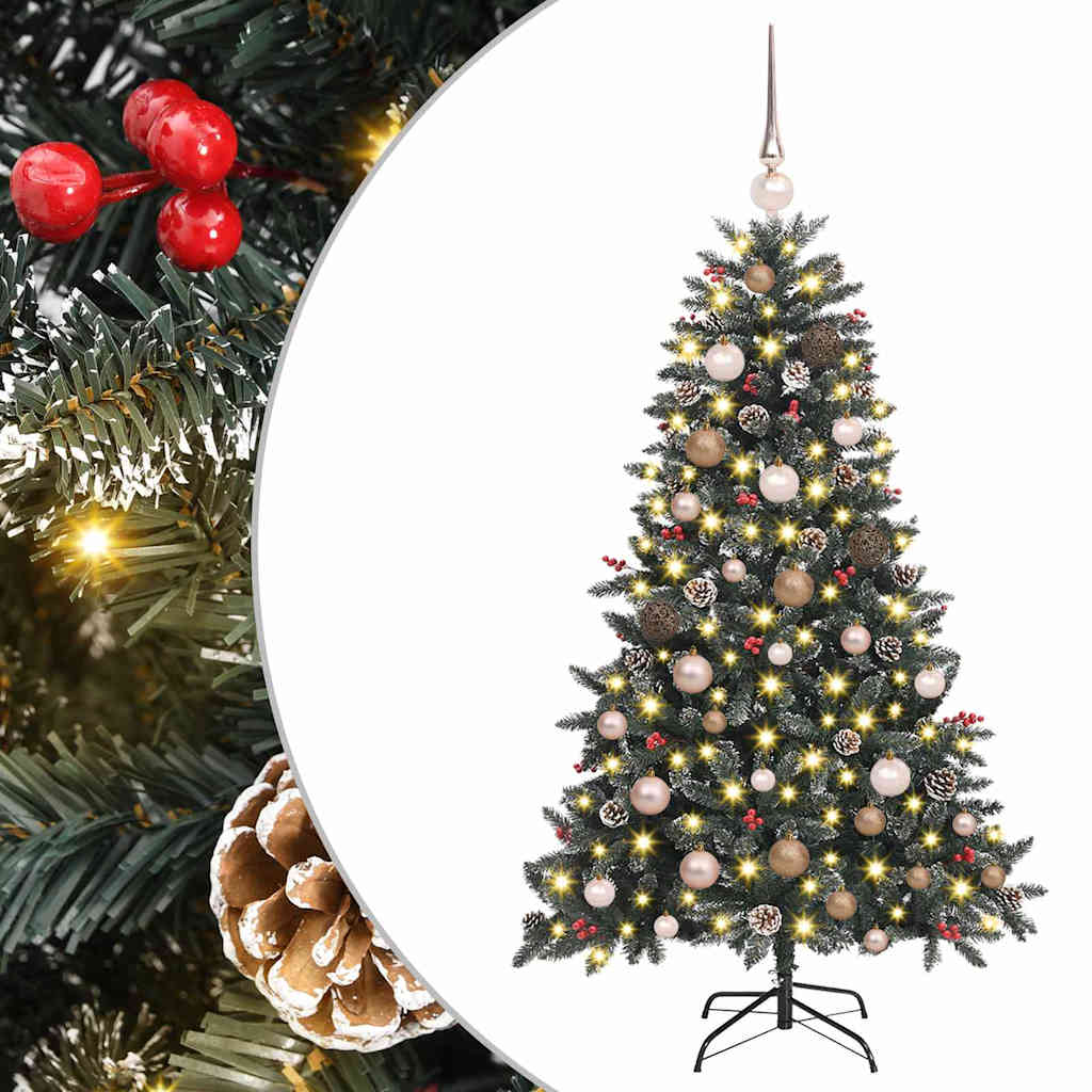 Sapin de Noël artificiel Vert 150 cm PVC, plastique et acier - XIOS