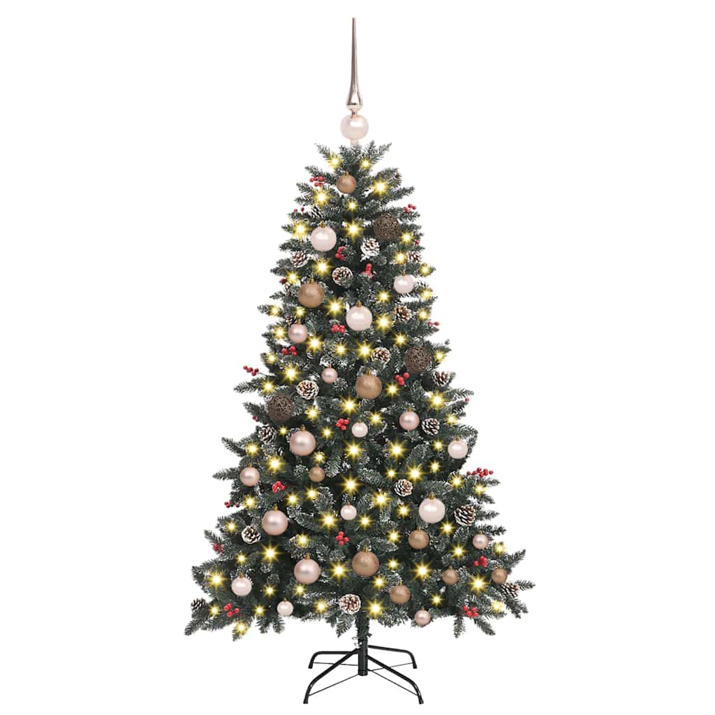 Sapin de Noël artificiel Vert 150 cm PVC, plastique et acier - XIOS