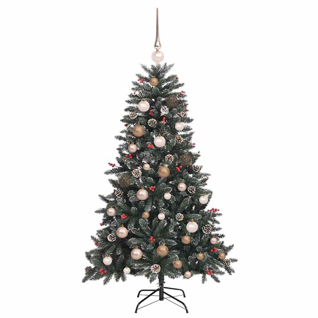 Sapin de Noël artificiel Vert 150 cm PVC, plastique et acier - XIOS