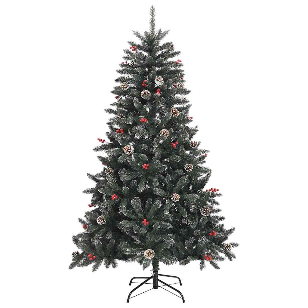 Sapin de Noël artificiel Vert 150 cm PVC, plastique et acier - XIOS