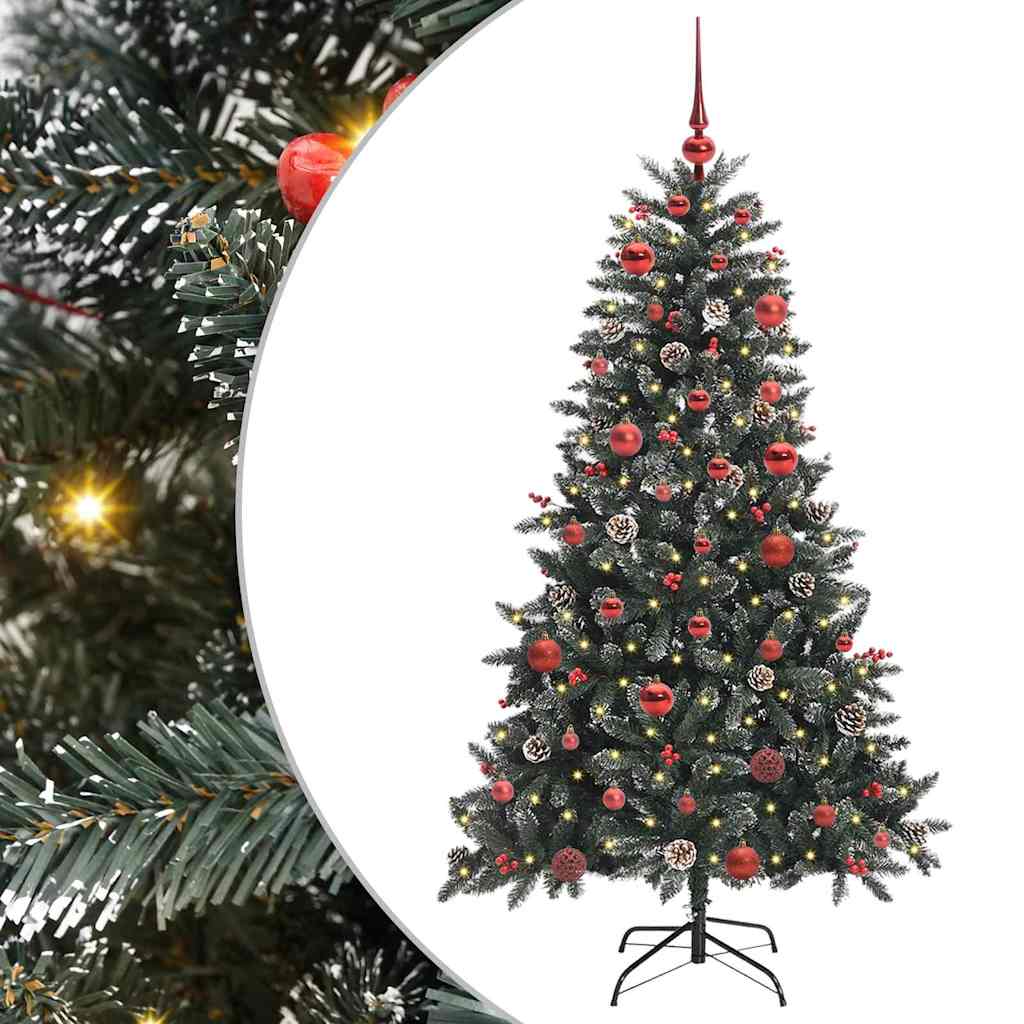 Sapin de Noël artificiel Vert 150 cm PVC, plastique et acier - XIOS