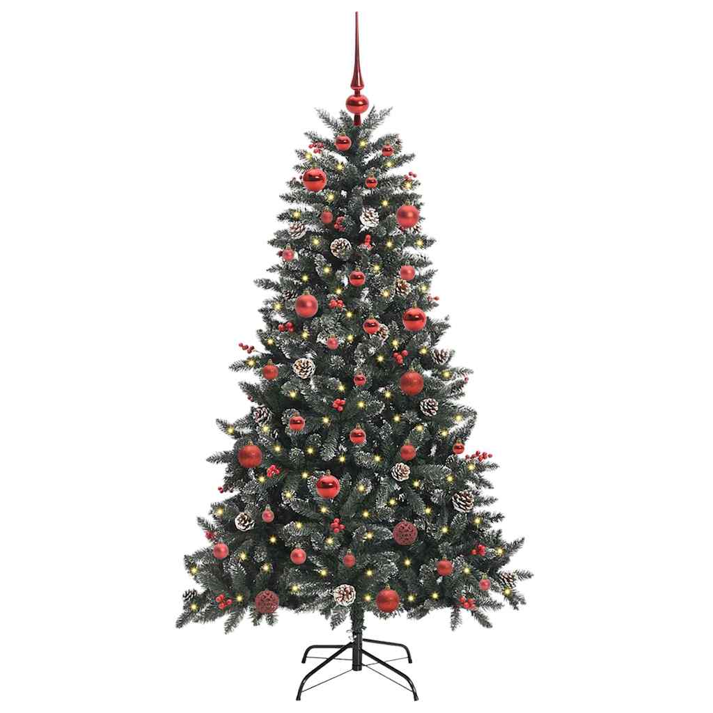 Sapin de Noël artificiel avec 150 LED Vert 83.5 x 83.5 x 150 cm - XIOS