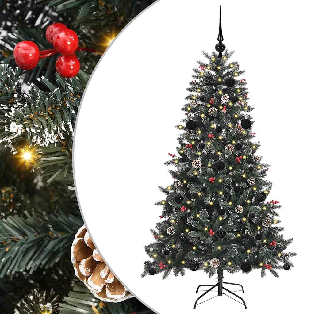 Sapin de Noël artificiel avec 150 LED Vert 83.5 x 83.5 x 150 cm - XIOS