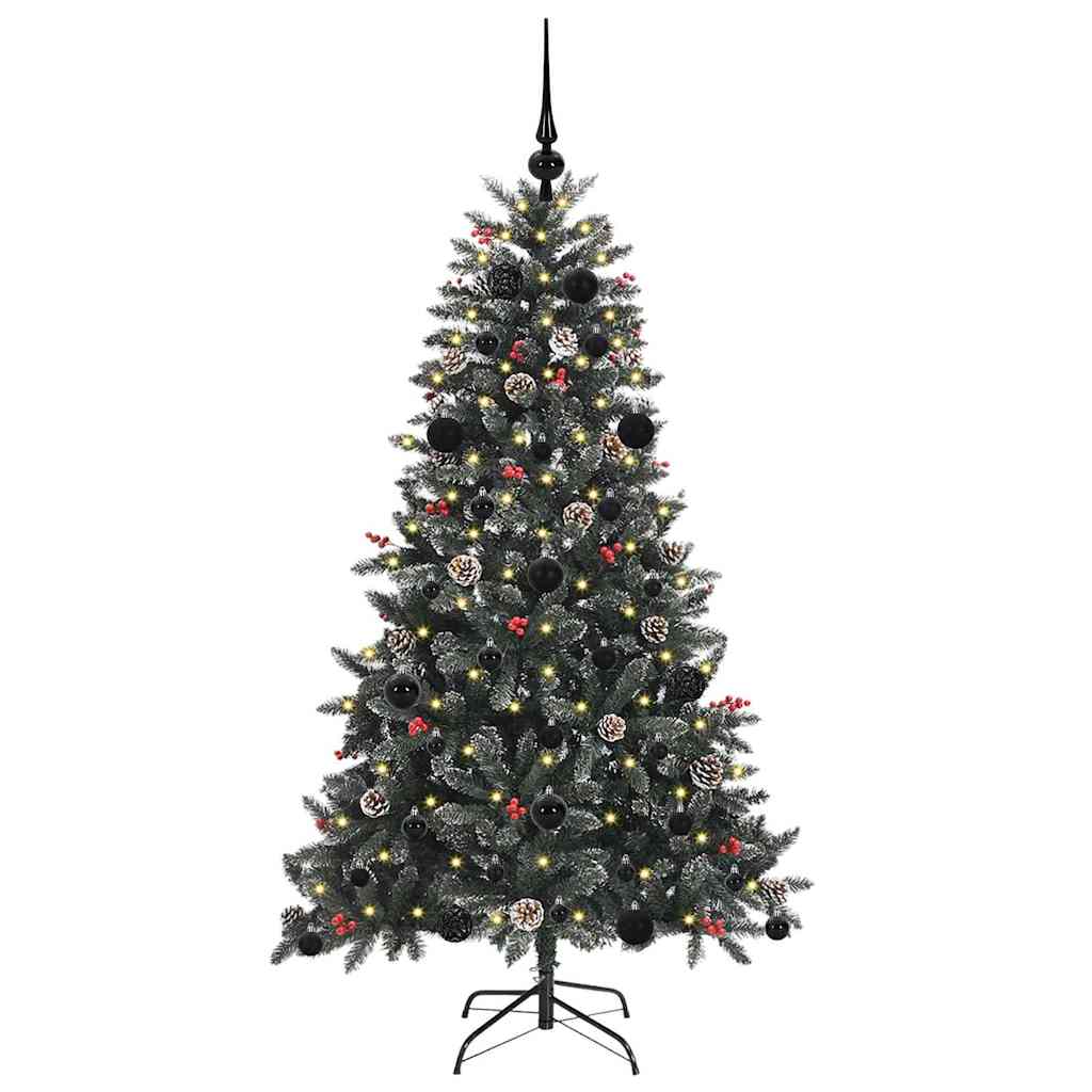 Sapin de Noël artificiel avec 150 LED Vert 83.5 x 83.5 x 150 cm - XIOS