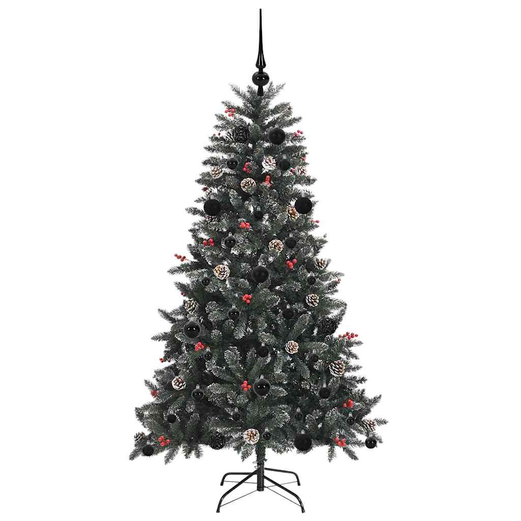 Sapin de Noël artificiel Vert 150 cm PVC, plastique et acier - XIOS