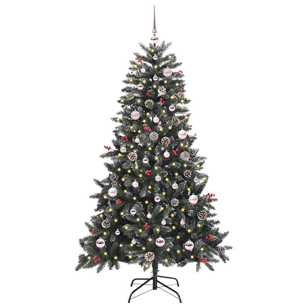 Sapin de Noël artificiel avec 150 LED Vert 83.5 x 83.5 x 150 cm - XIOS