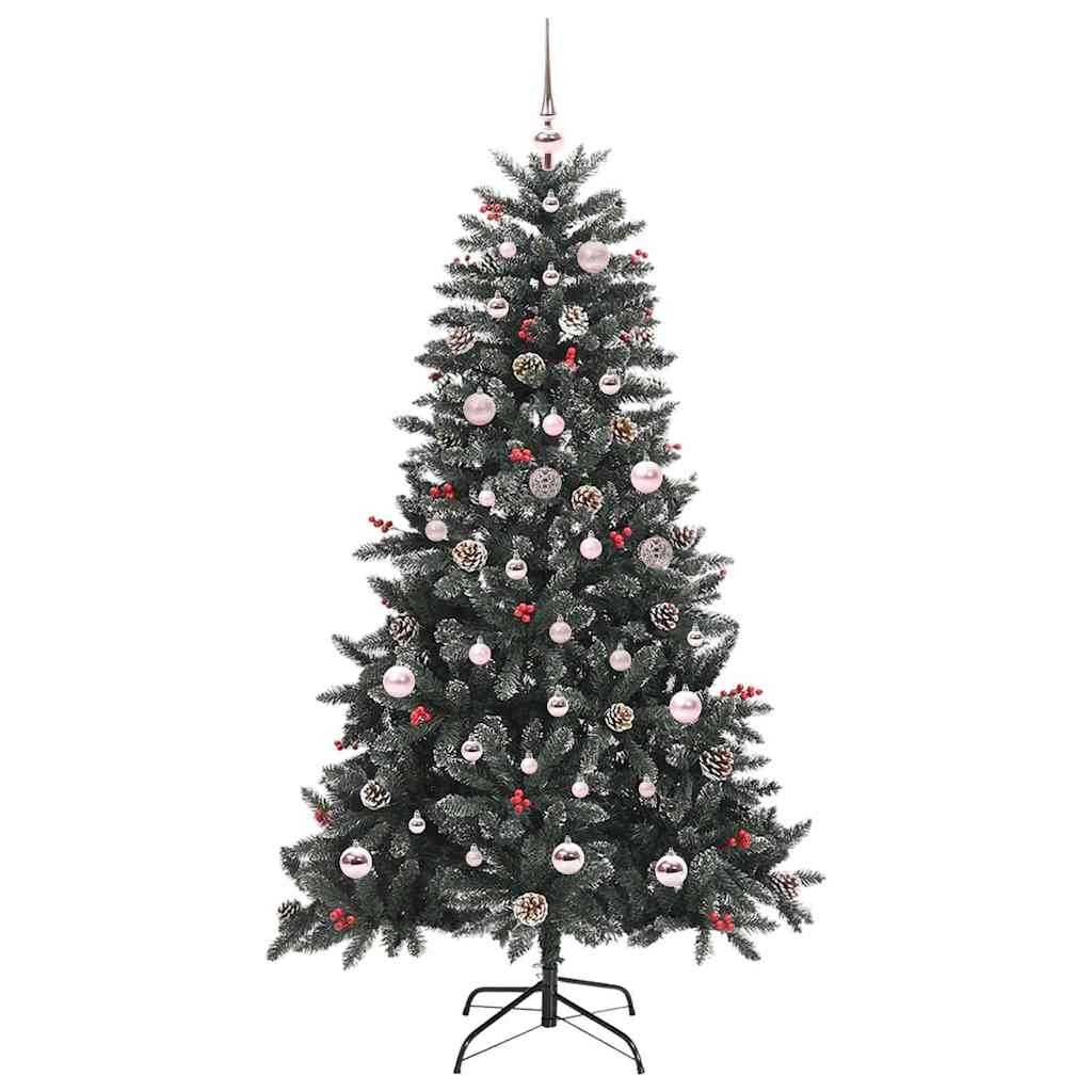 Sapin de Noël artificiel Vert 150 cm PVC, plastique et acier - XIOS