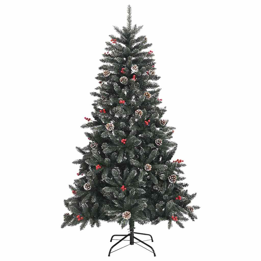 Sapin de Noël artificiel Vert 150 cm PVC, plastique et acier - XIOS
