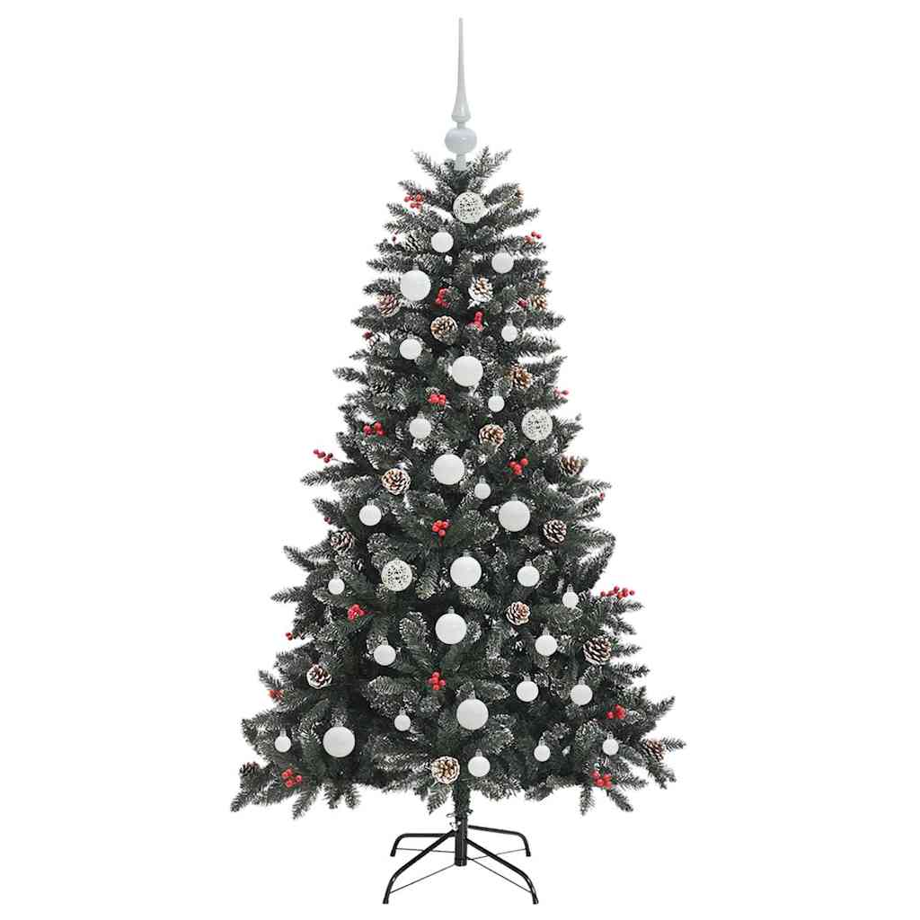 Sapin de Noël artificiel Vert 150 cm PVC, plastique et acier - XIOS