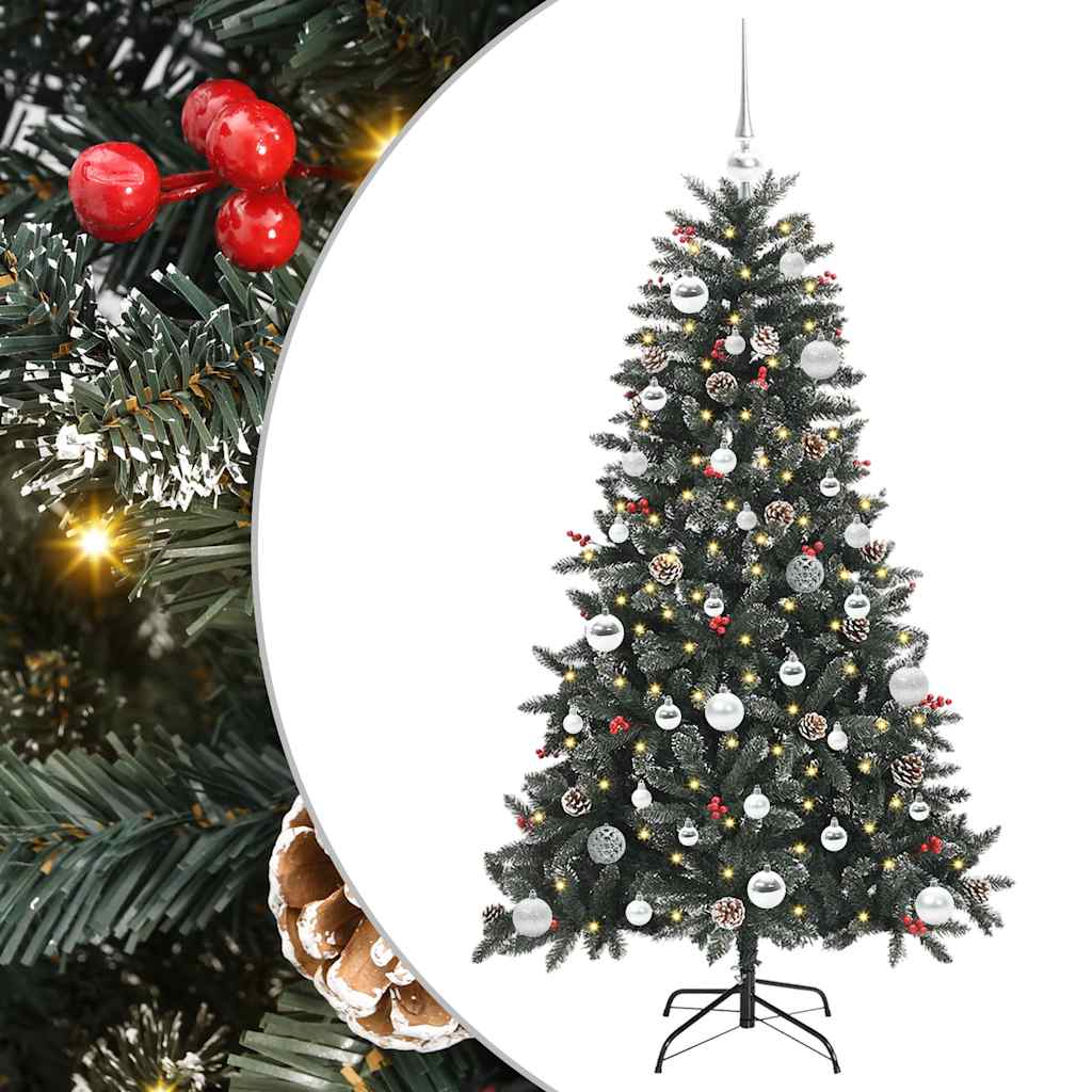 Sapin de Noël artificiel Vert 150 cm PVC, plastique et acier - XIOS