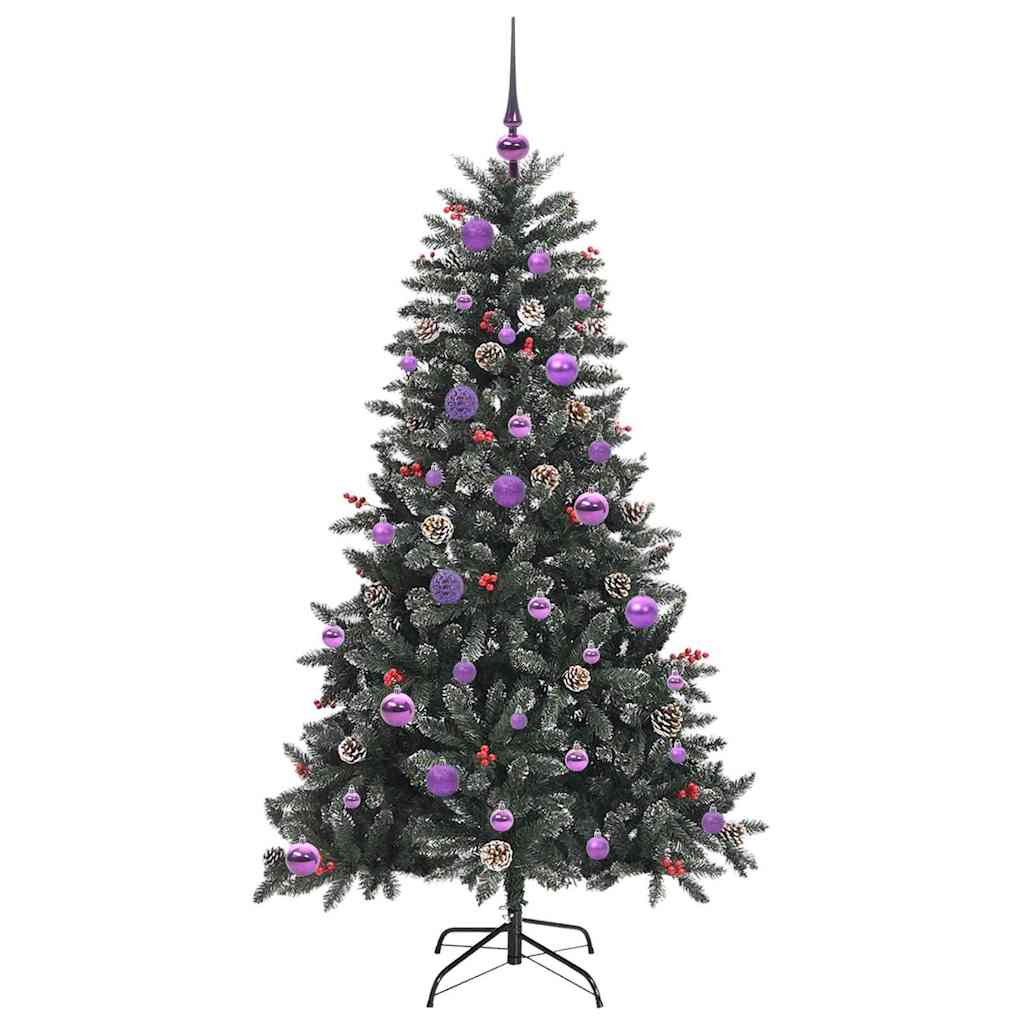 Sapin de Noël artificiel Vert 150 cm PVC, plastique et acier - XIOS