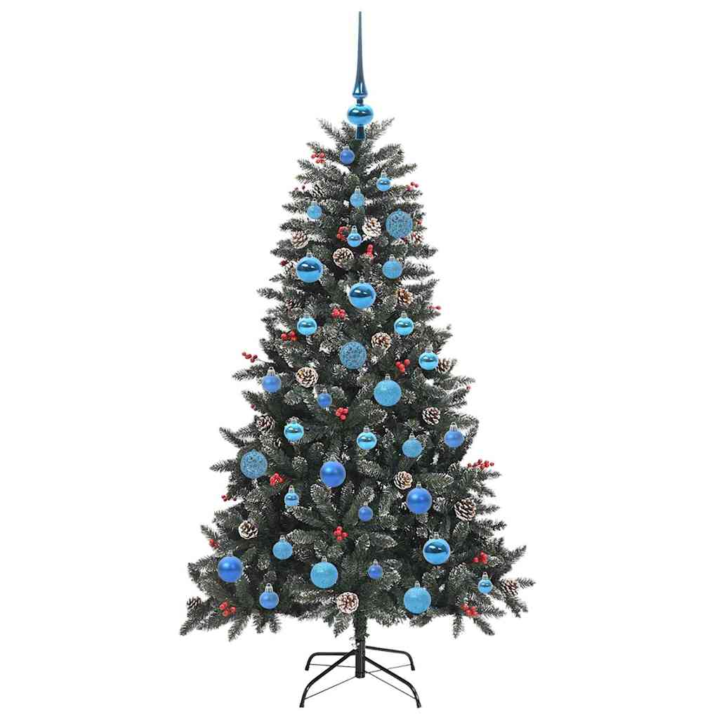 Sapin de Noël artificiel Vert 150 cm PVC, plastique et acier - XIOS