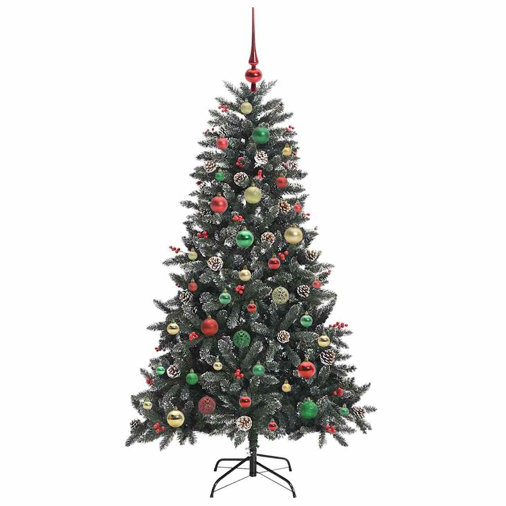 Sapin de Noël artificiel Vert 150 cm PVC, plastique et acier - XIOS