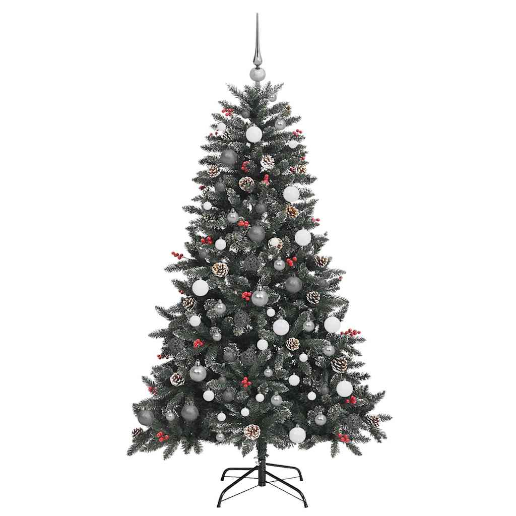 Sapin de Noël artificiel Vert 180 cm PVC, plastique et acier - XIOS
