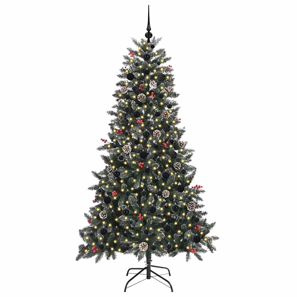 Sapin de Noël artificiel Vert 180 cm PVC, plastique et acier - XIOS