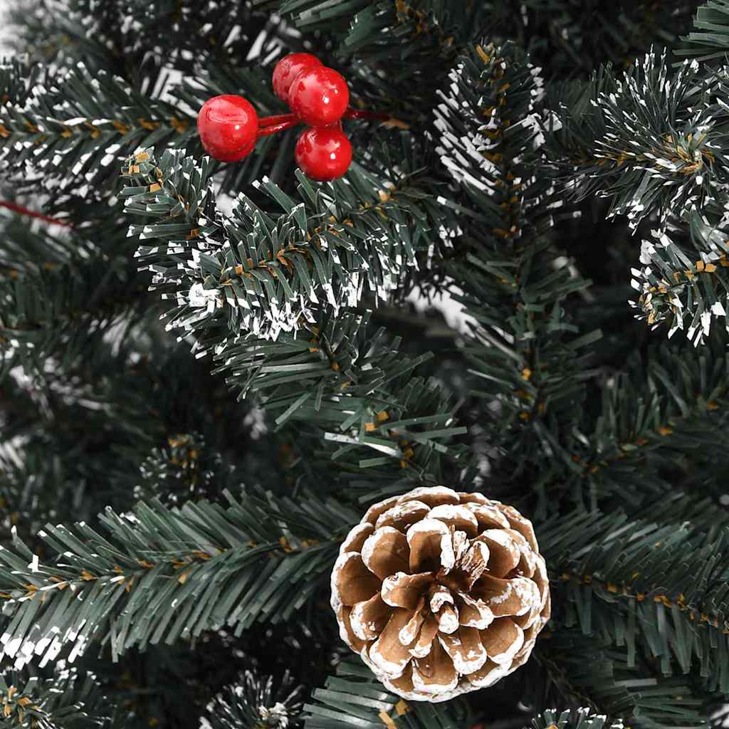 Sapin de Noël artificiel Vert 180 cm PVC, plastique et acier - XIOS