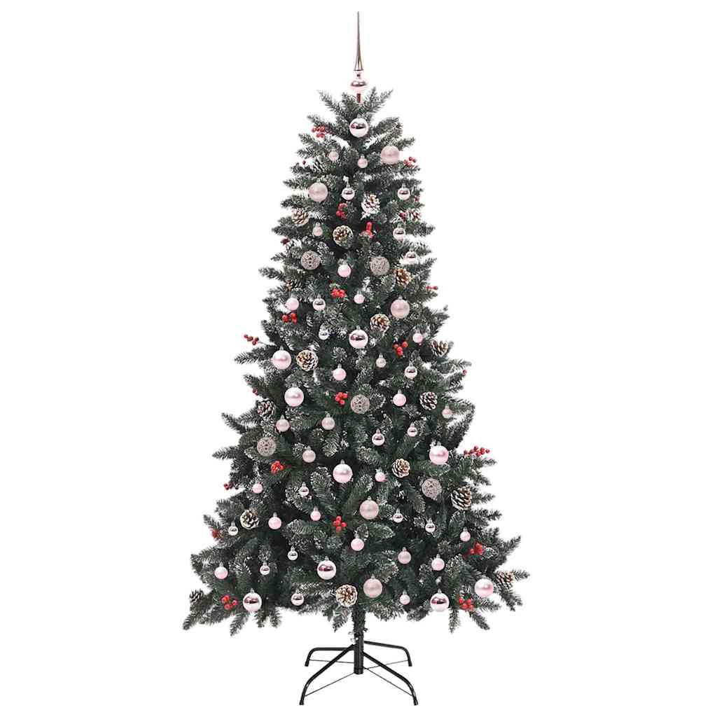 Sapin de Noël artificiel Vert 180 cm PVC, plastique et acier - XIOS