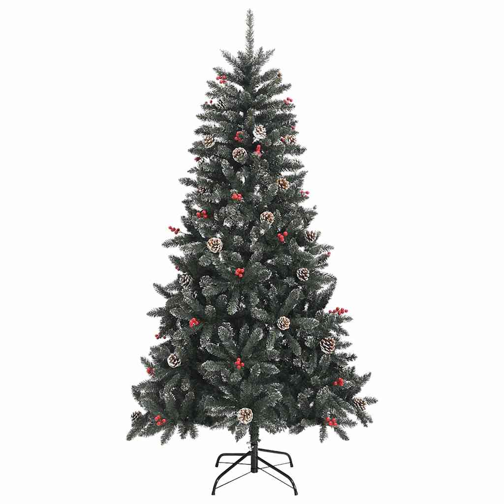 Sapin de Noël artificiel Vert 180 cm PVC, plastique et acier - XIOS