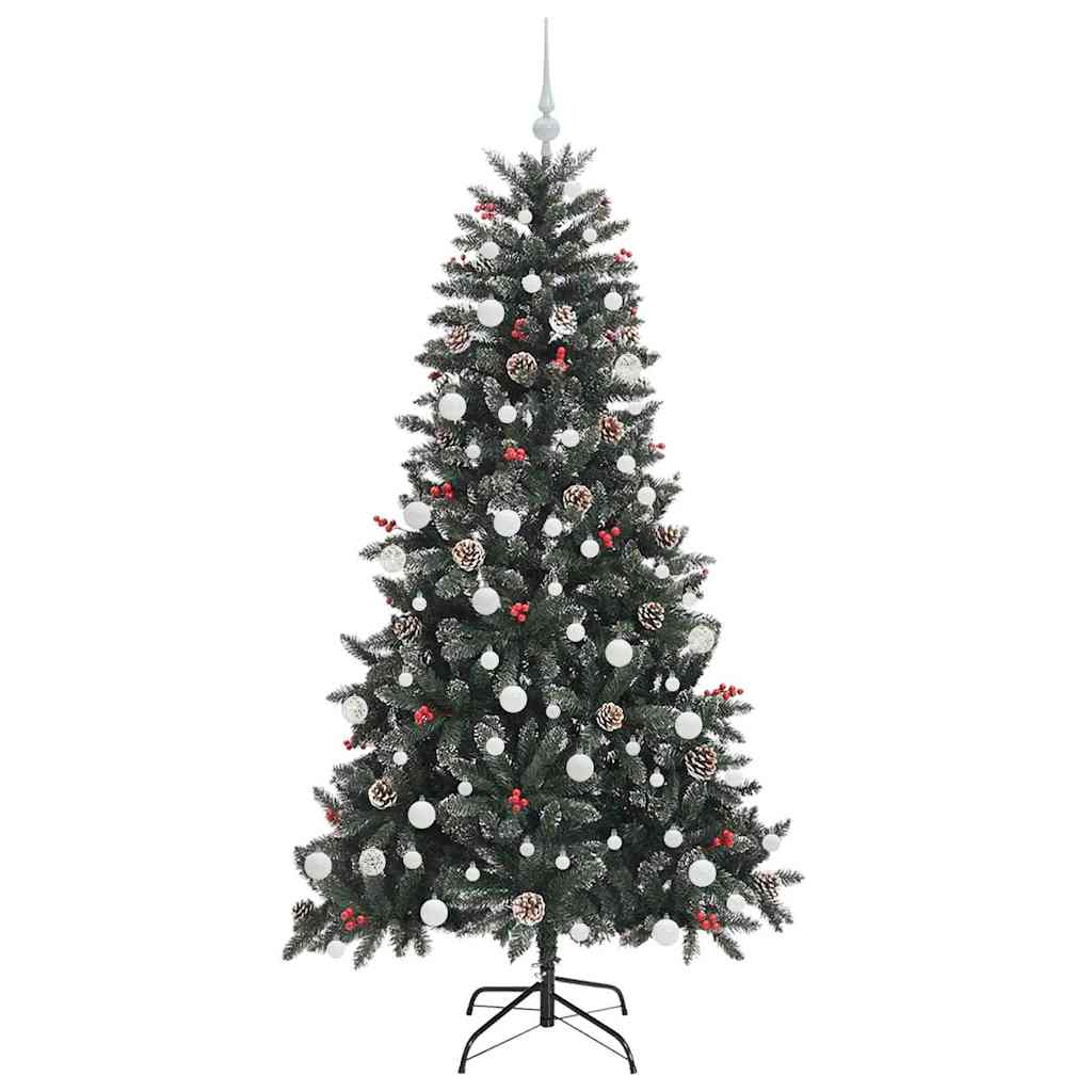 Sapin de Noël artificiel Vert 180 cm PVC, plastique et acier - XIOS