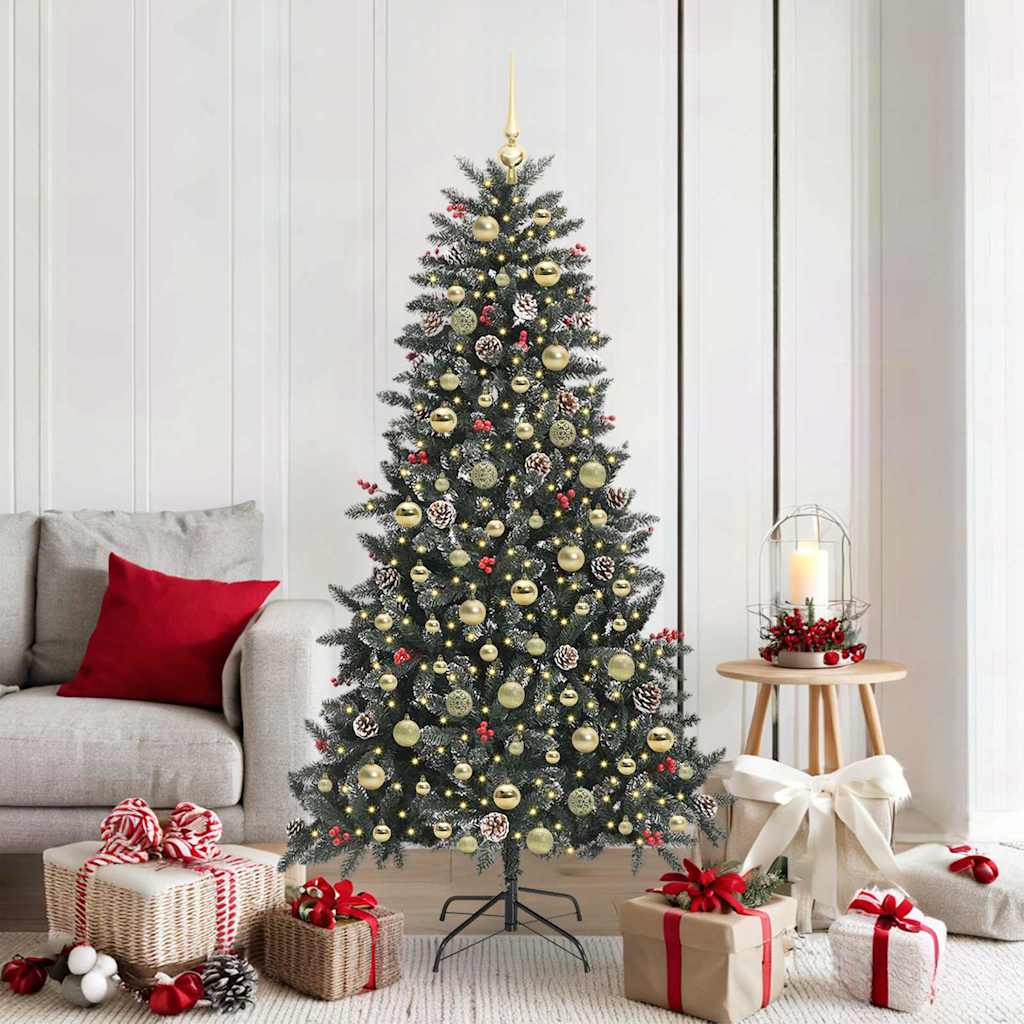 Sapin de Noël artificiel avec 300 LED Vert 99 x 99 x 180 cm - XIOS