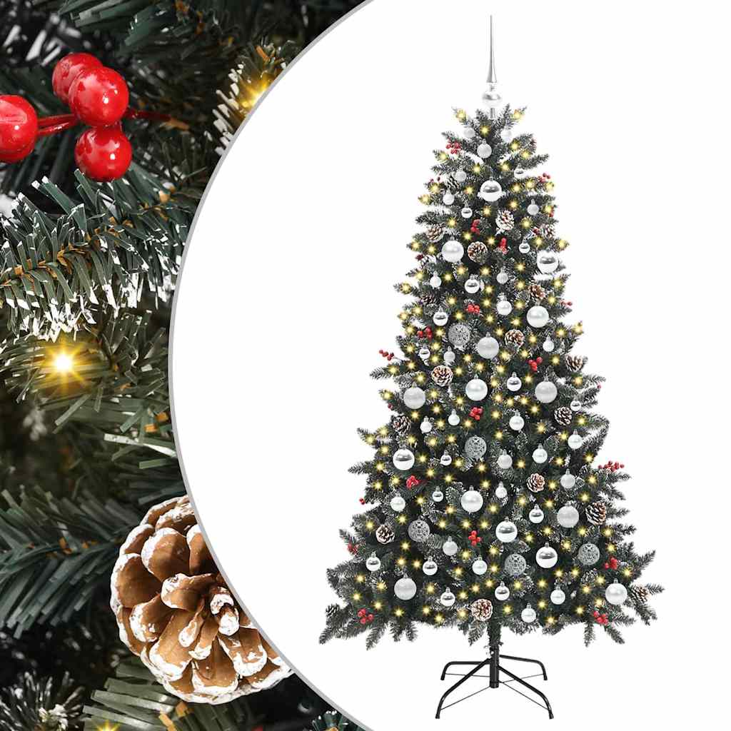 Sapin de Noël artificiel avec 300 LED Vert 99 x 99 x 180 cm - XIOS