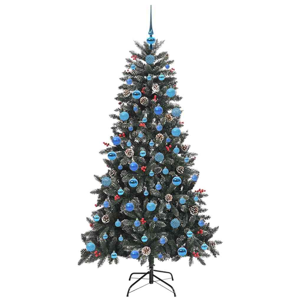 Sapin de Noël artificiel Vert 180 cm PVC, plastique et acier - XIOS