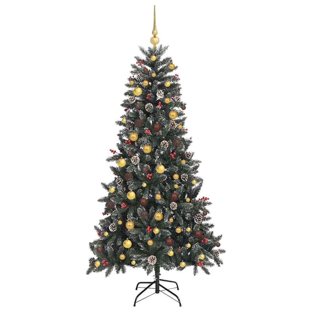 Sapin de Noël artificiel Vert 210 cm PVC, plastique et acier - XIOS