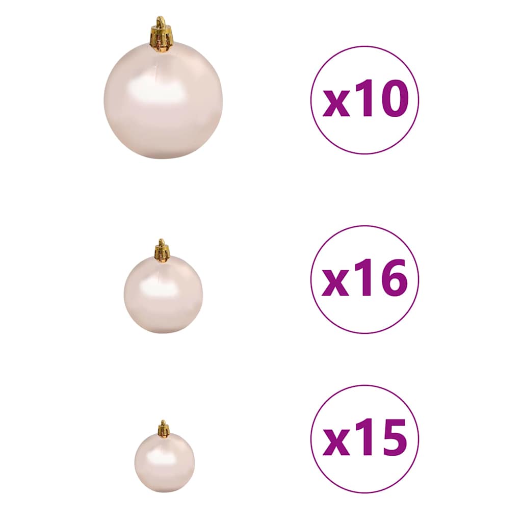 Sapin de Noël artificiel avec 300 LED Vert 114 x 114 x 210 cm - XIOS