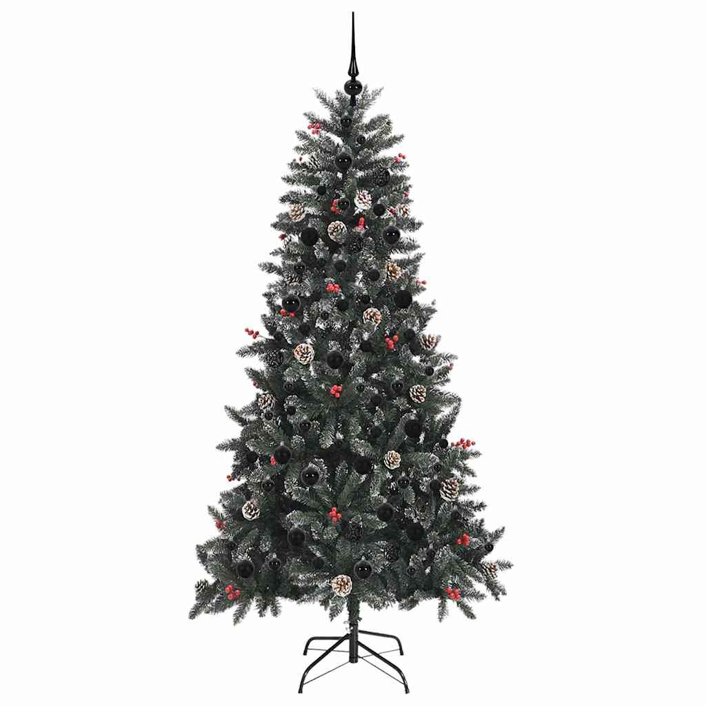 Sapin de Noël artificiel Vert 210 cm PVC, plastique et acier - XIOS
