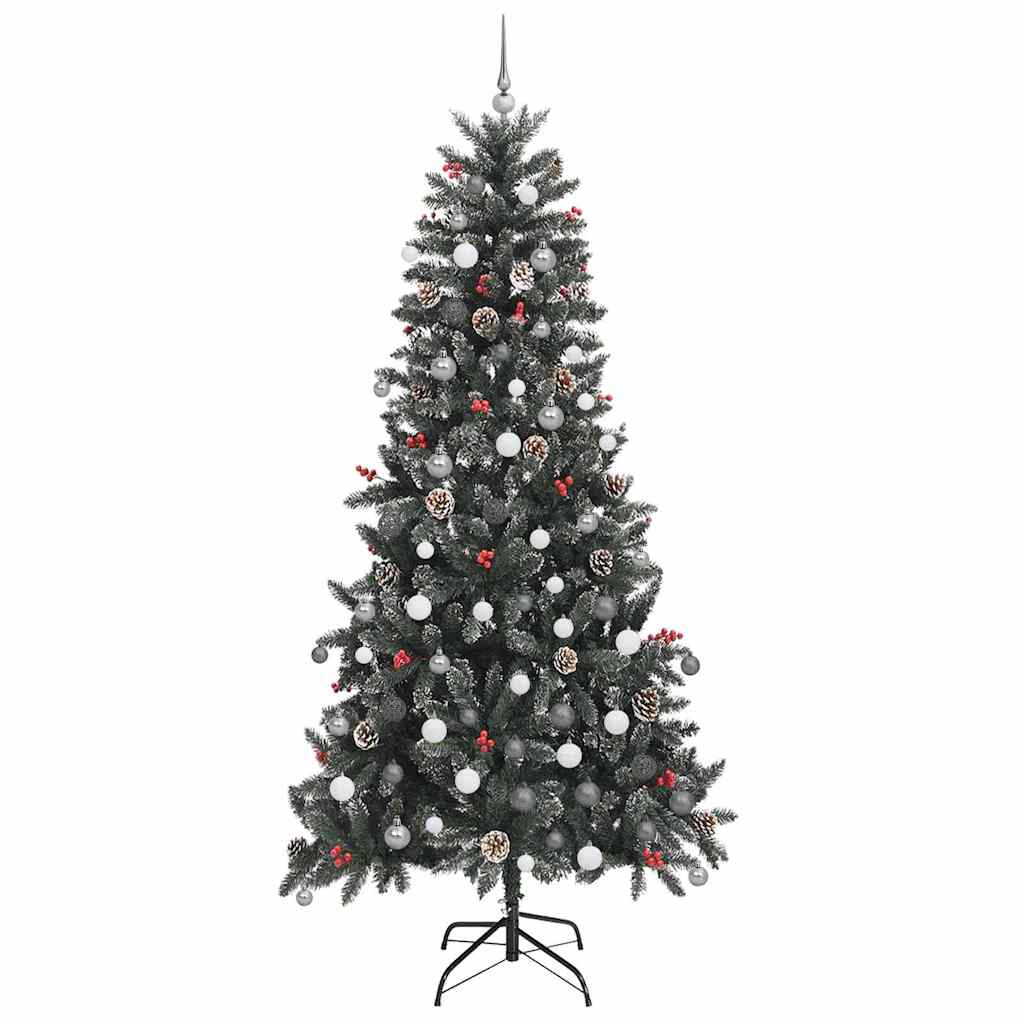 Sapin de Noël artificiel Vert 240 cm PVC, plastique et acier