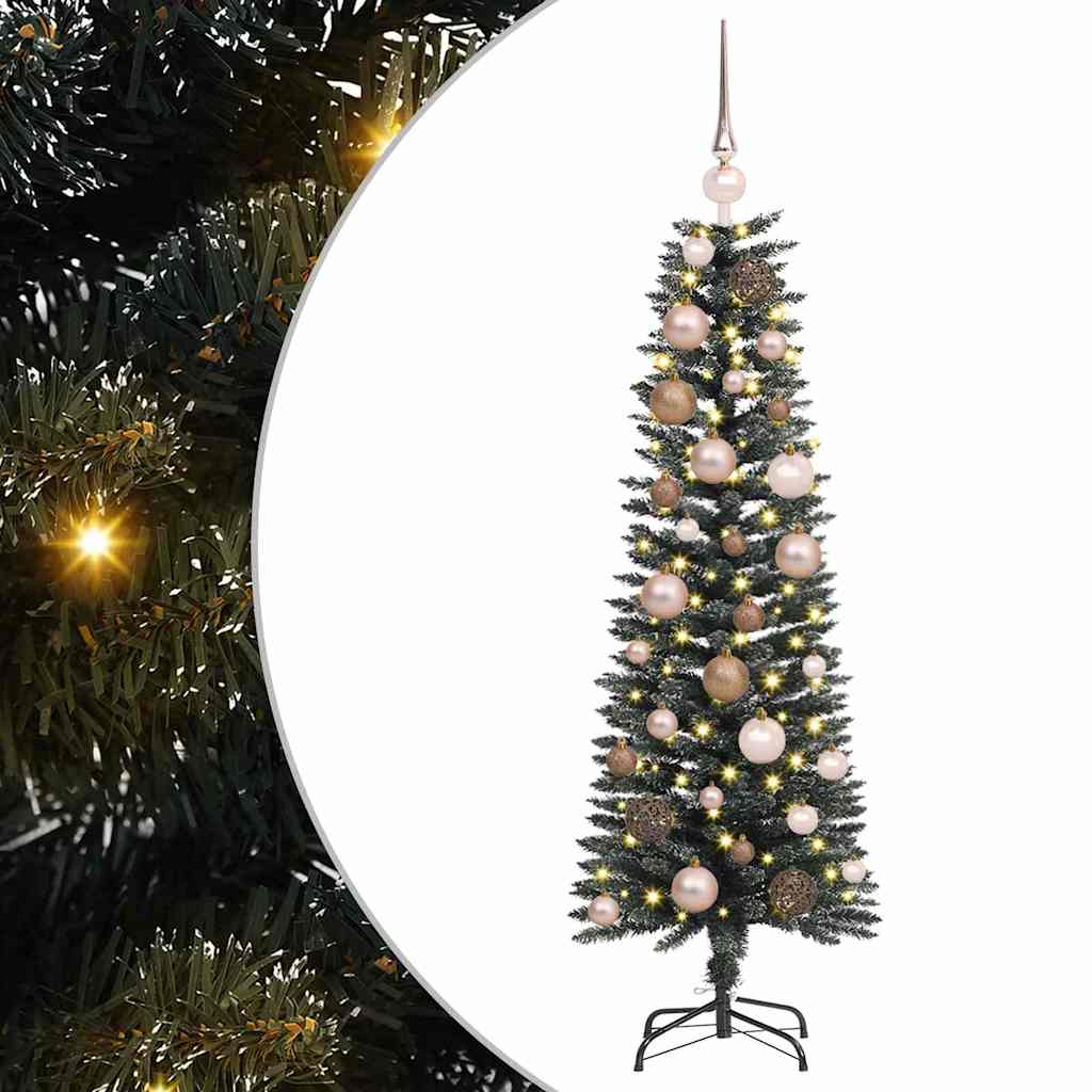 Sapin de Noël artificiel avec 150 LED Vert 40,5 x 40,5 x 120 cm - XIOS