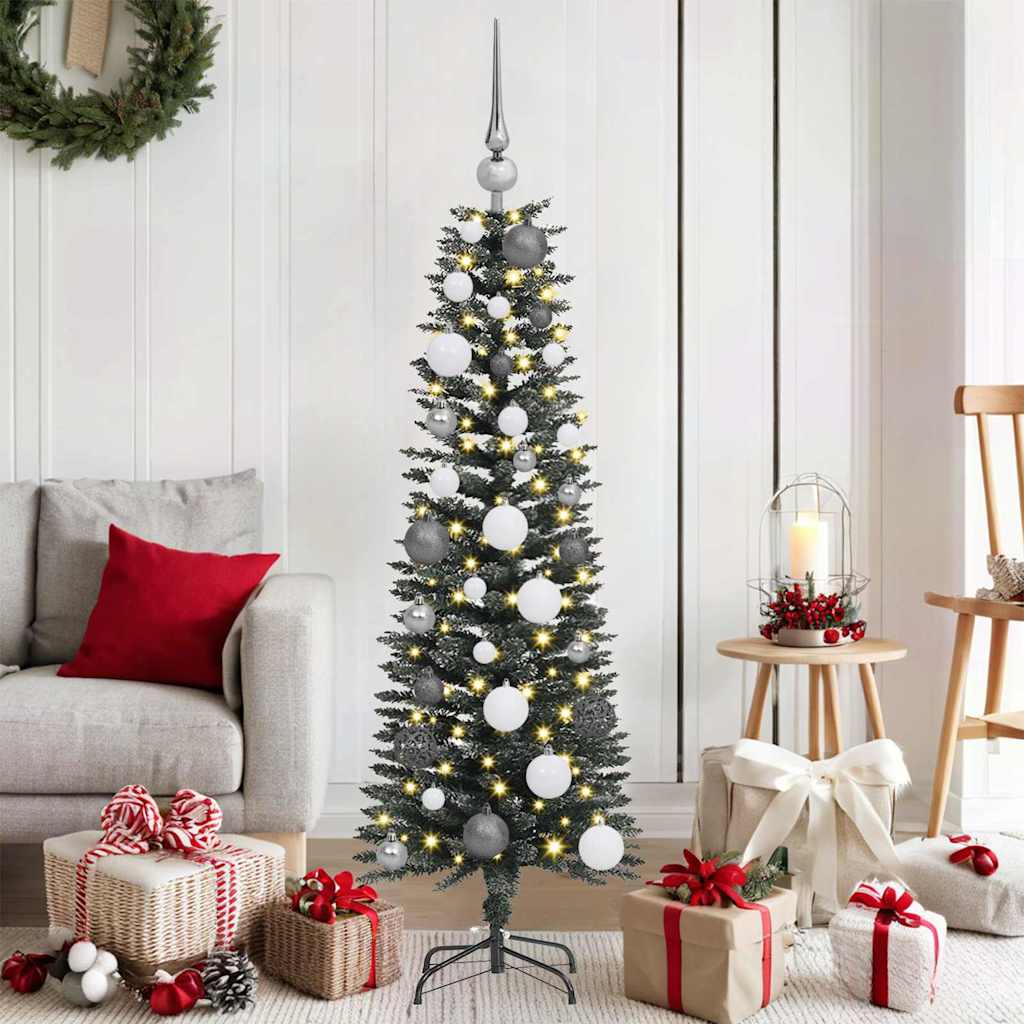 Sapin de Noël artificiel avec 150 LED Vert 40,5 x 40,5 x 120 cm - XIOS