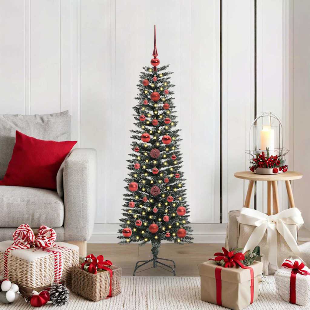 Sapin de Noël artificiel Vert 120 cm PVC, plastique et acier - XIOS