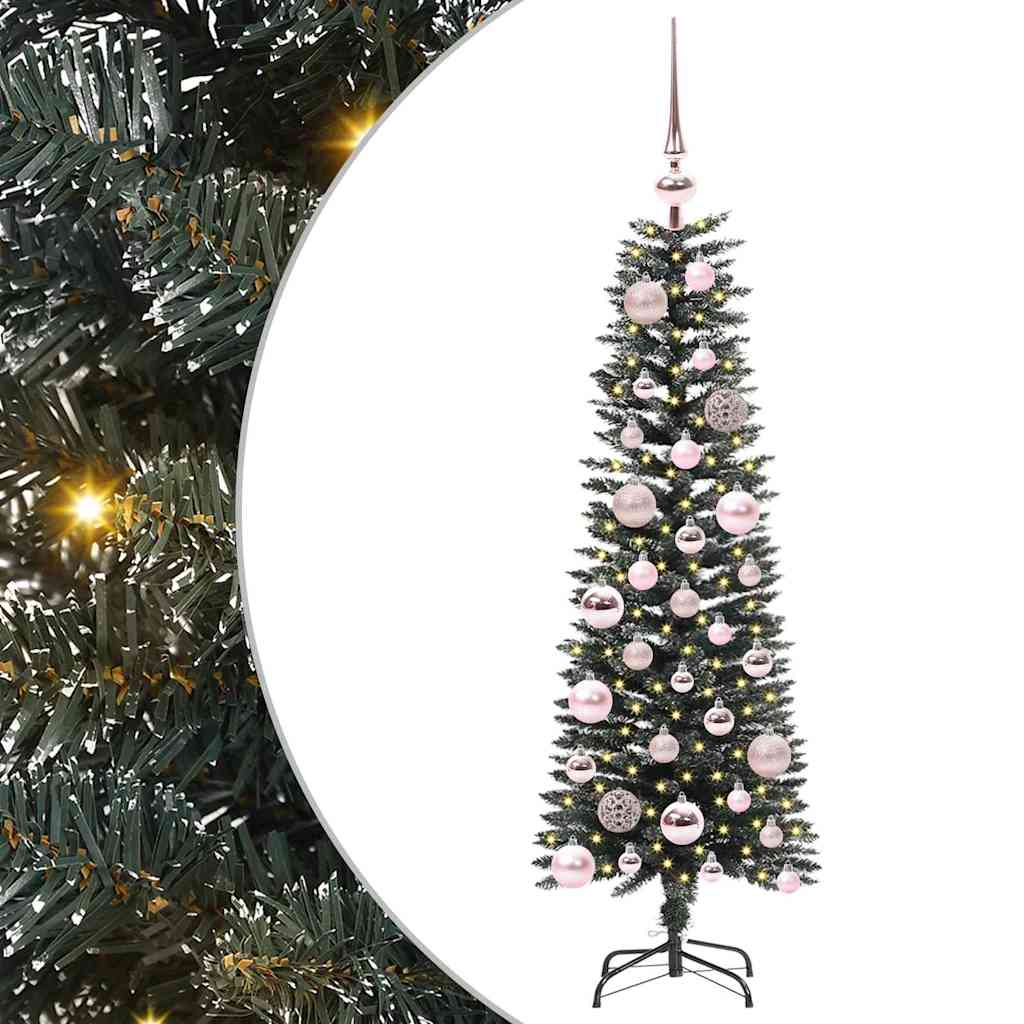 Sapin de Noël artificiel Vert 120 cm PVC, plastique et acier - XIOS