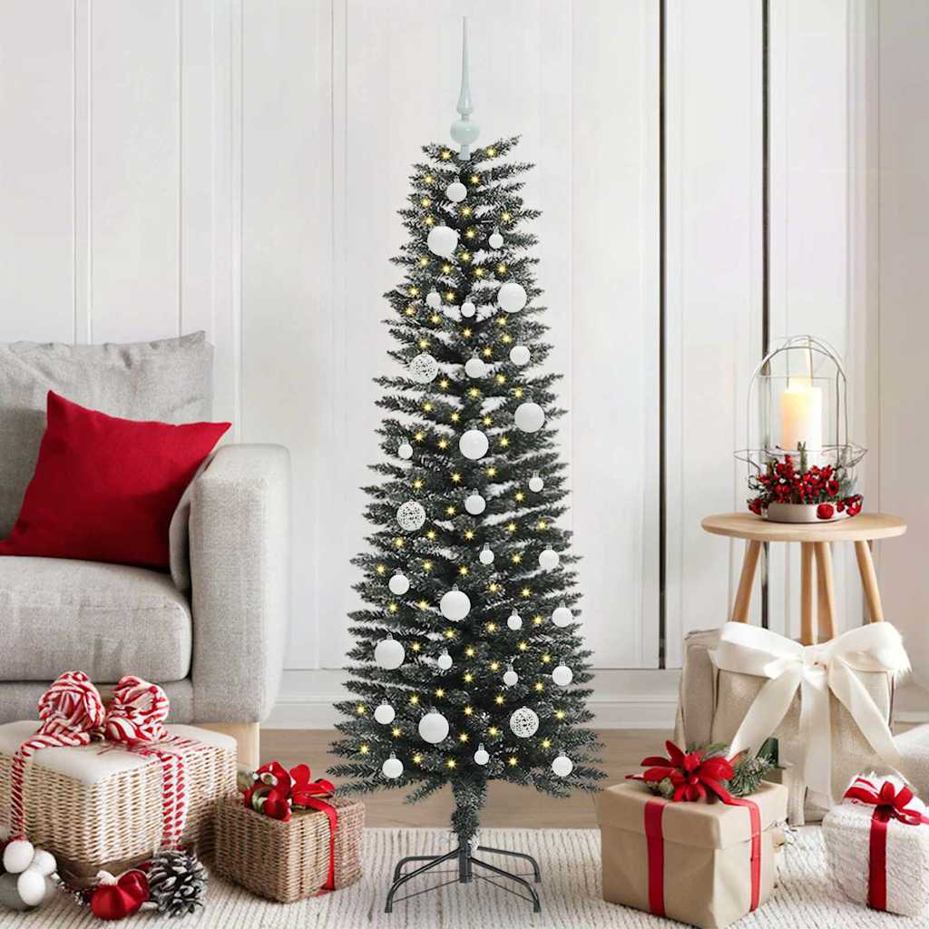 Sapin de Noël artificiel Vert 120 cm PVC, plastique et acier - XIOS