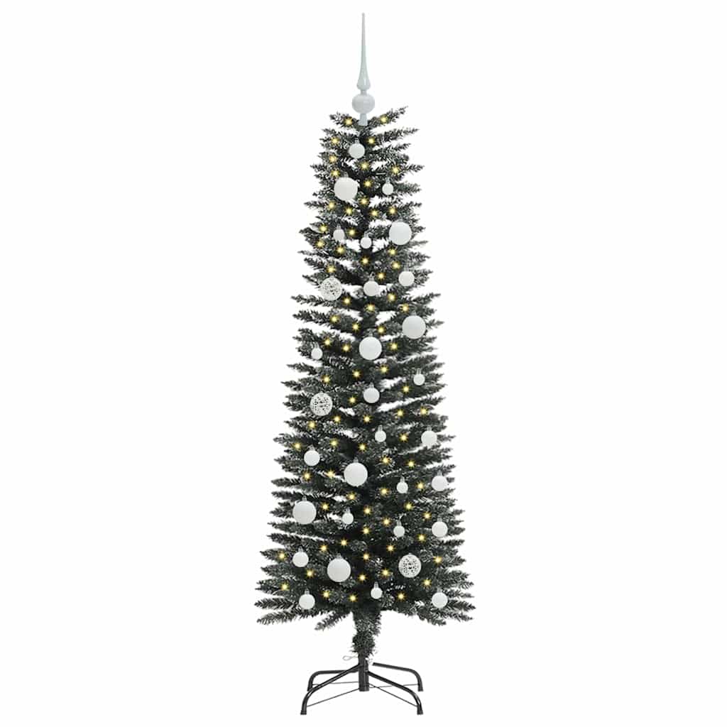 Sapin de Noël artificiel Vert 120 cm PVC, plastique et acier - XIOS