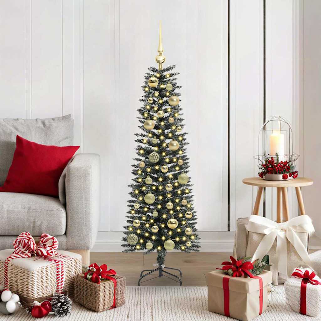 Sapin de Noël artificiel avec 150 LED Vert 40,5 x 40,5 x 120 cm - XIOS
