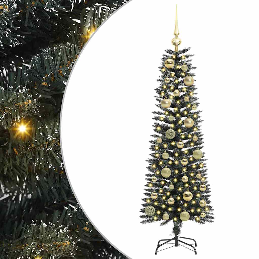 Sapin de Noël artificiel avec 150 LED Vert 40,5 x 40,5 x 120 cm - XIOS