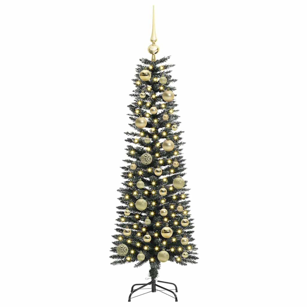 Sapin de Noël artificiel avec 150 LED Vert 40,5 x 40,5 x 120 cm - XIOS
