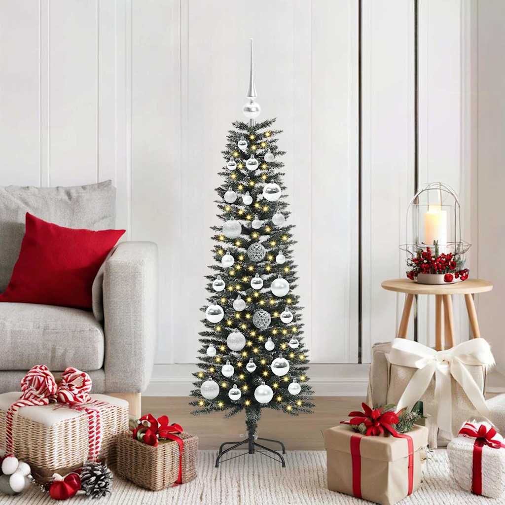 Sapin de Noël artificiel Vert 120 cm PVC, plastique et acier - XIOS