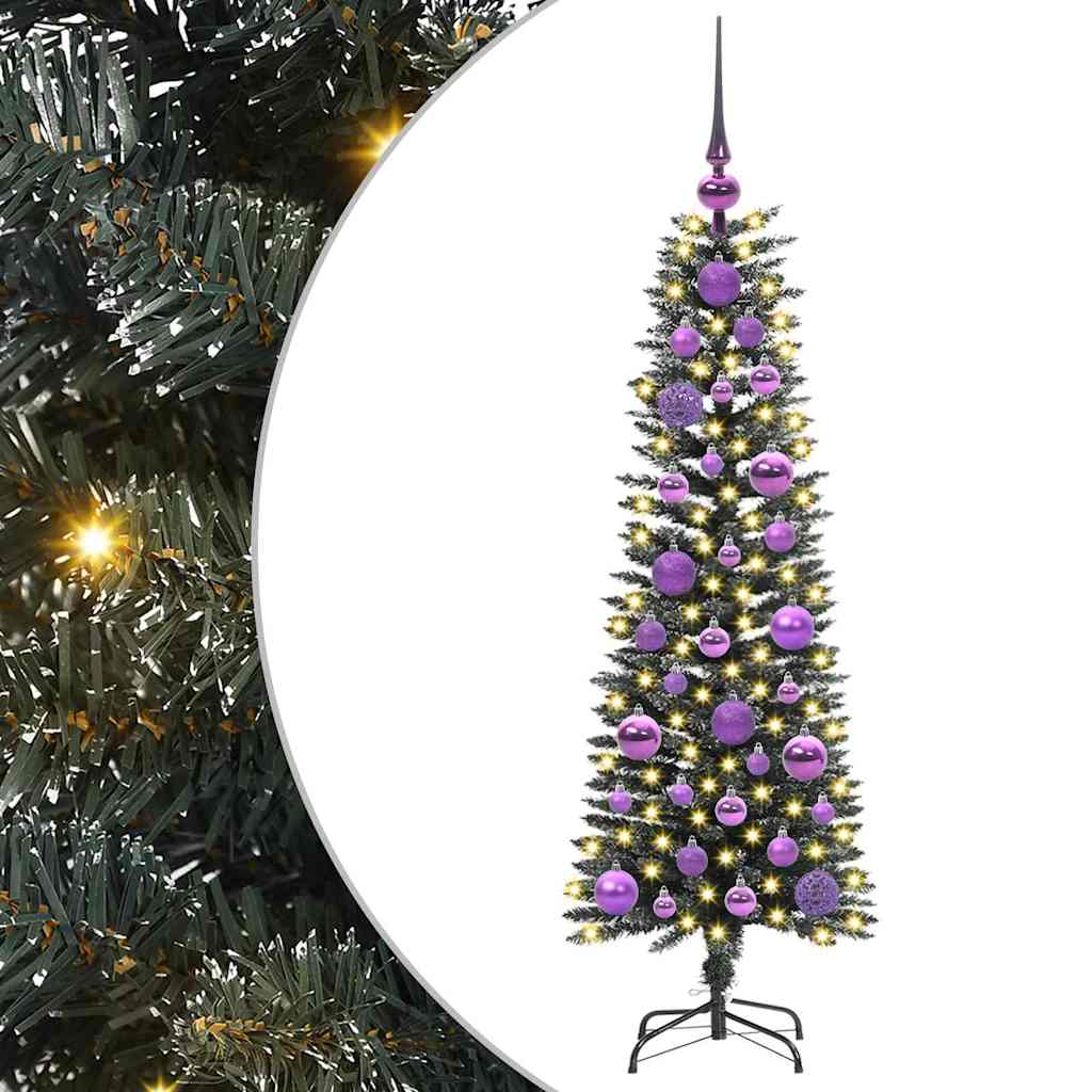 Sapin de Noël artificiel Vert 120 cm PVC, plastique et acier - XIOS