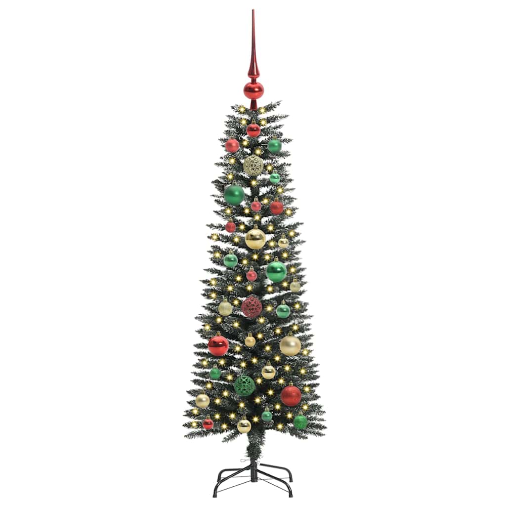 Sapin de Noël artificiel Vert 120 cm PVC, plastique et acier - XIOS