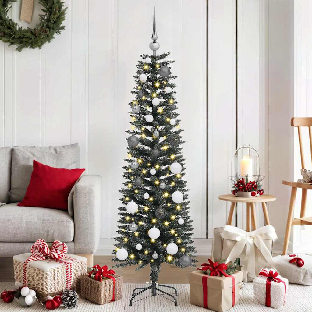 Sapin de Noël artificiel avec 150 LED Vert 43 x 43 x 150 cm - XIOS