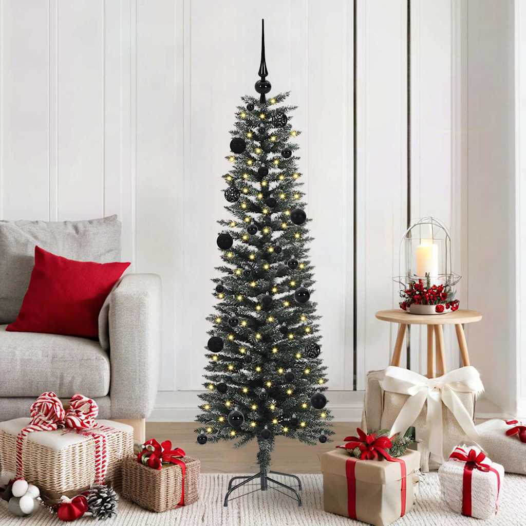 Sapin de Noël artificiel Vert 150 cm PVC, plastique et acier - XIOS