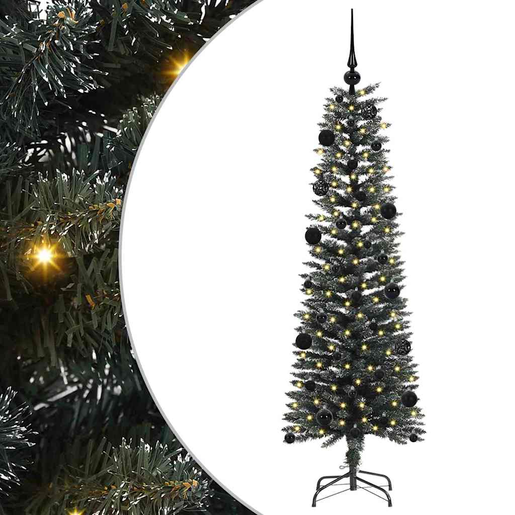 Sapin de Noël artificiel Vert 150 cm PVC, plastique et acier - XIOS