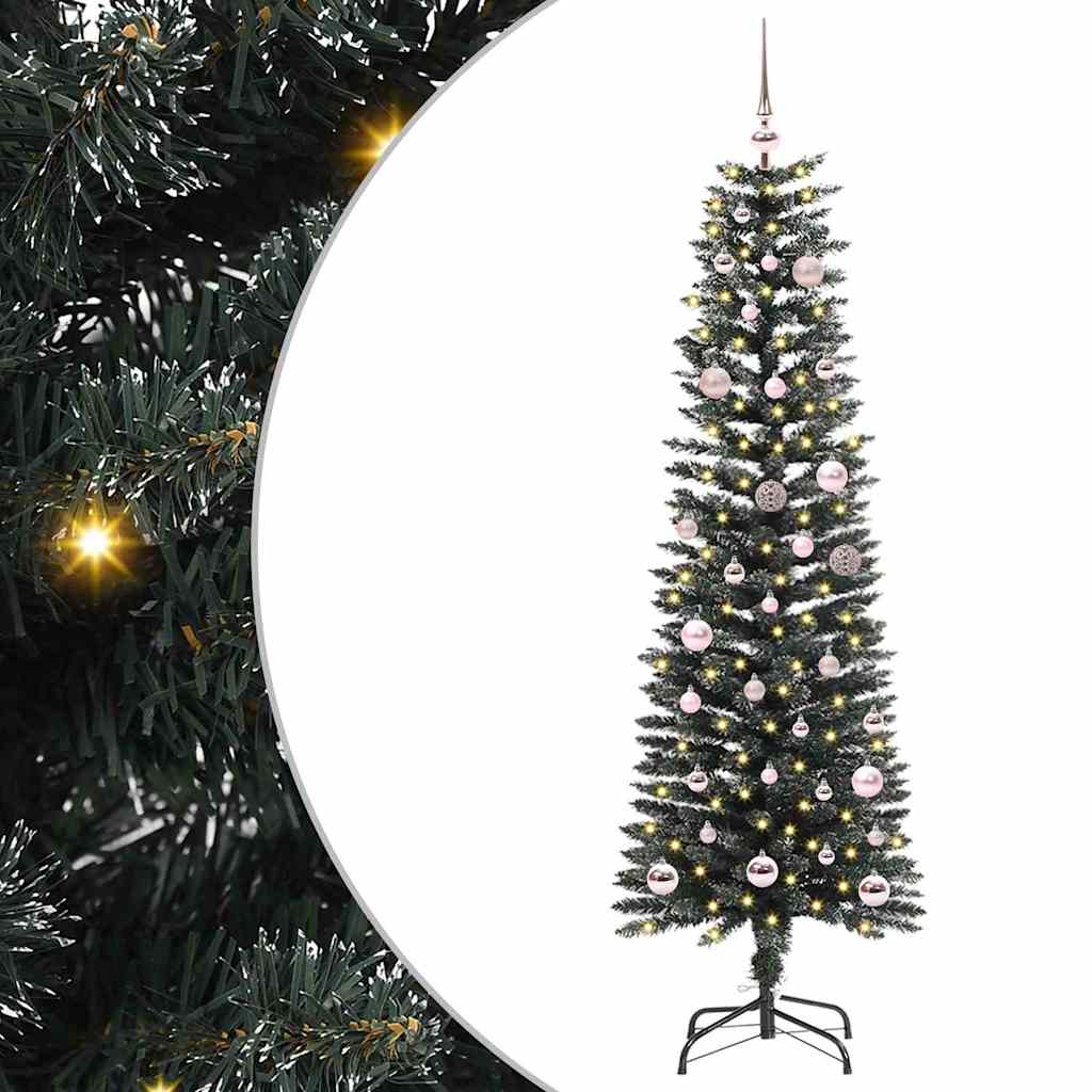 Sapin de Noël artificiel avec 150 LED Vert 43 x 43 x 150 cm - XIOS
