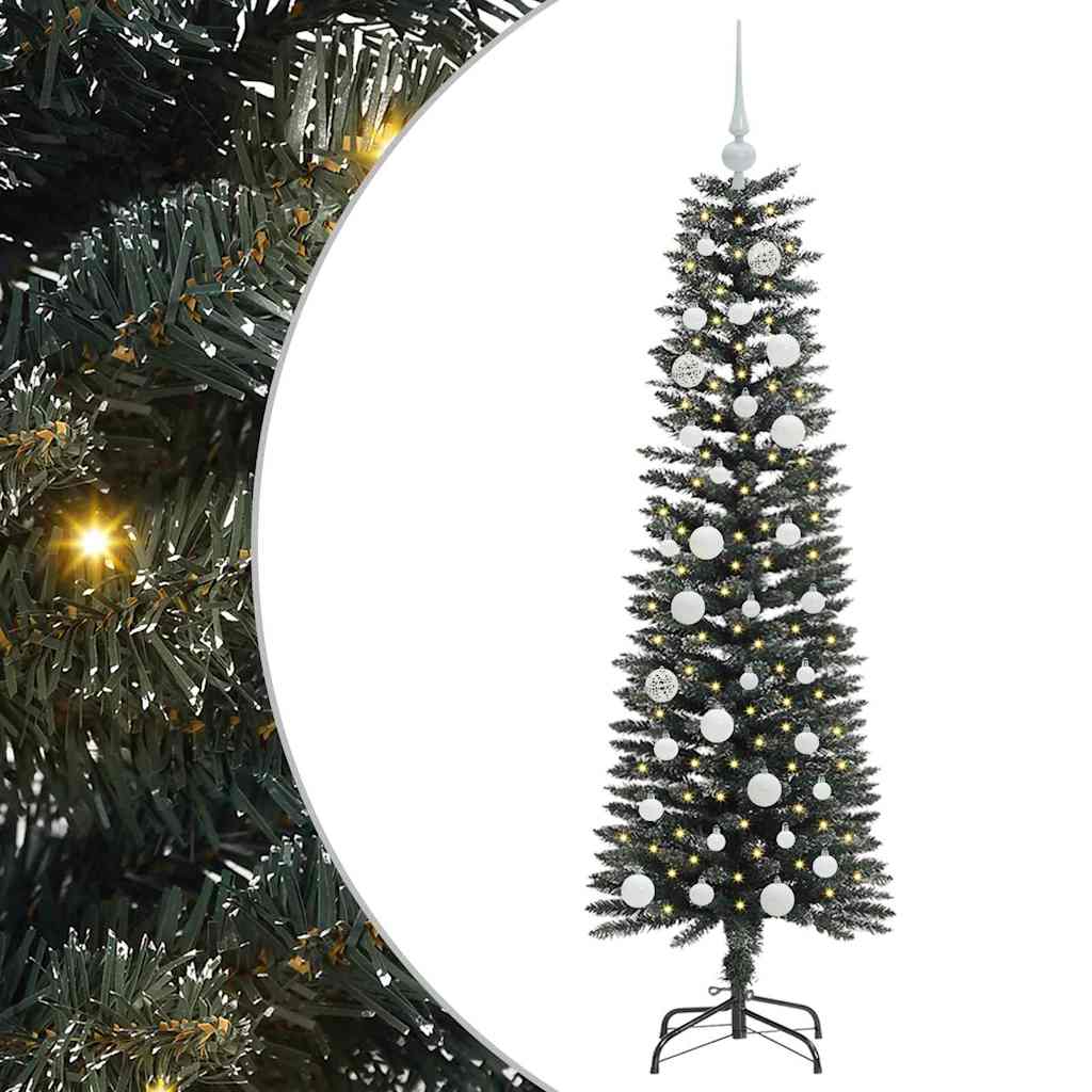 Sapin de Noël artificiel avec 150 LED Vert 43 x 43 x 150 cm - XIOS