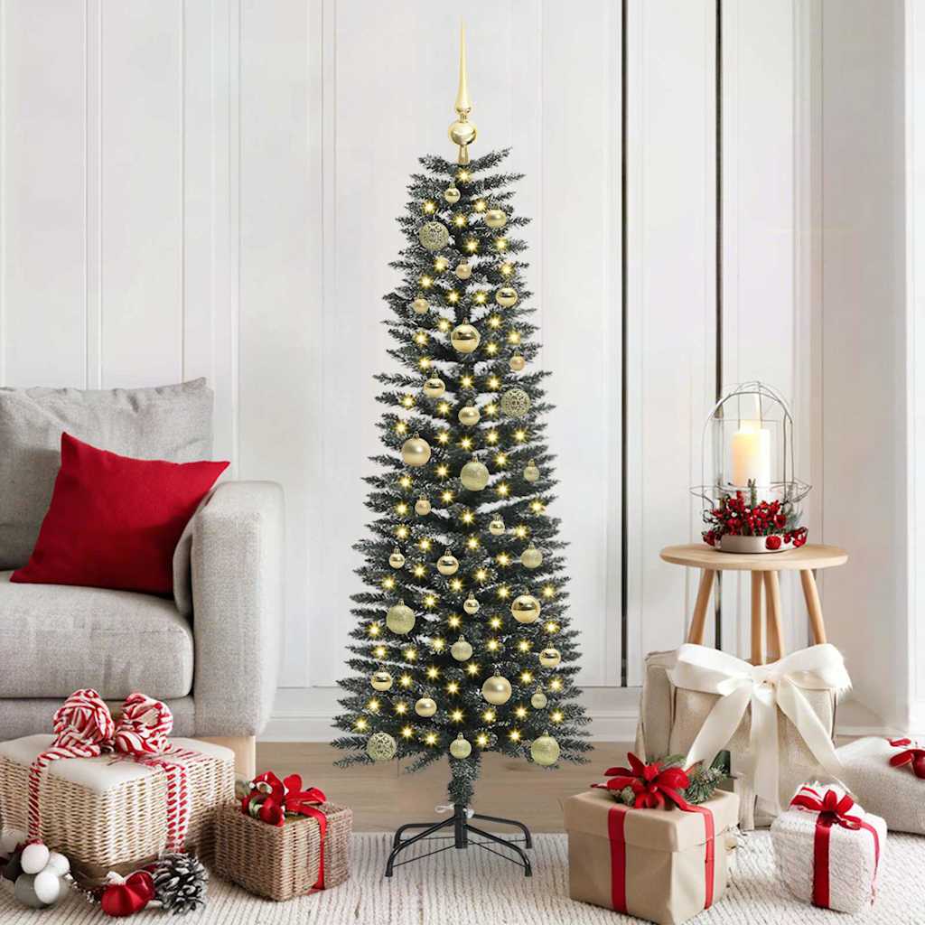 Sapin de Noël artificiel avec 150 LED Vert 43 x 43 x 150 cm - XIOS