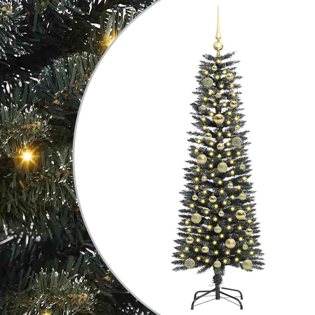 Sapin de Noël artificiel avec 150 LED Vert 43 x 43 x 150 cm - XIOS