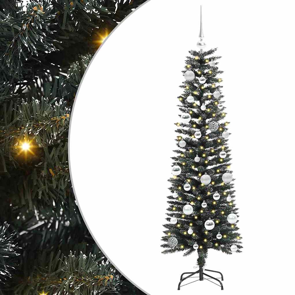 Sapin de Noël artificiel Vert 150 cm PVC, plastique et acier - XIOS